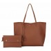 Women's Large Tote Shoulder Handbag Soft Leather Satchel Bag Hobo Purse